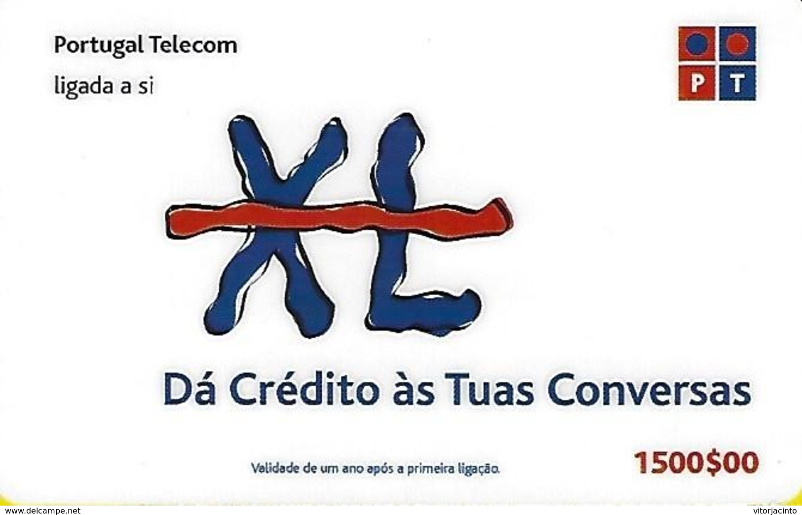 XL PT (Dá Crédito às Tuas Conversas) 1500 Prepaid Phonecard - Portugal - Portugal