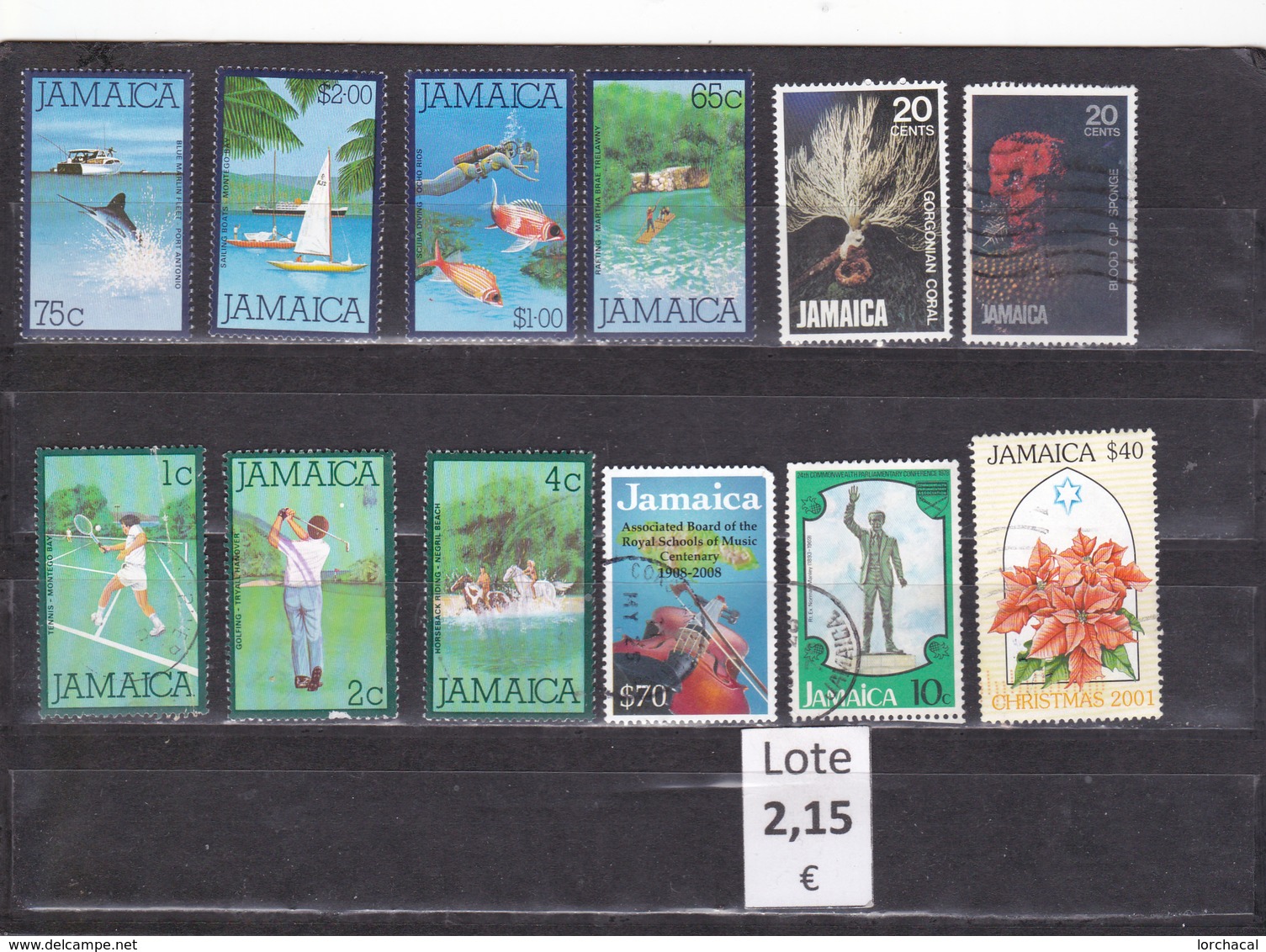 Jamaica  -  Lote  12  Sellos Diferentes  -  7/7305 - Jamaica (1962-...)