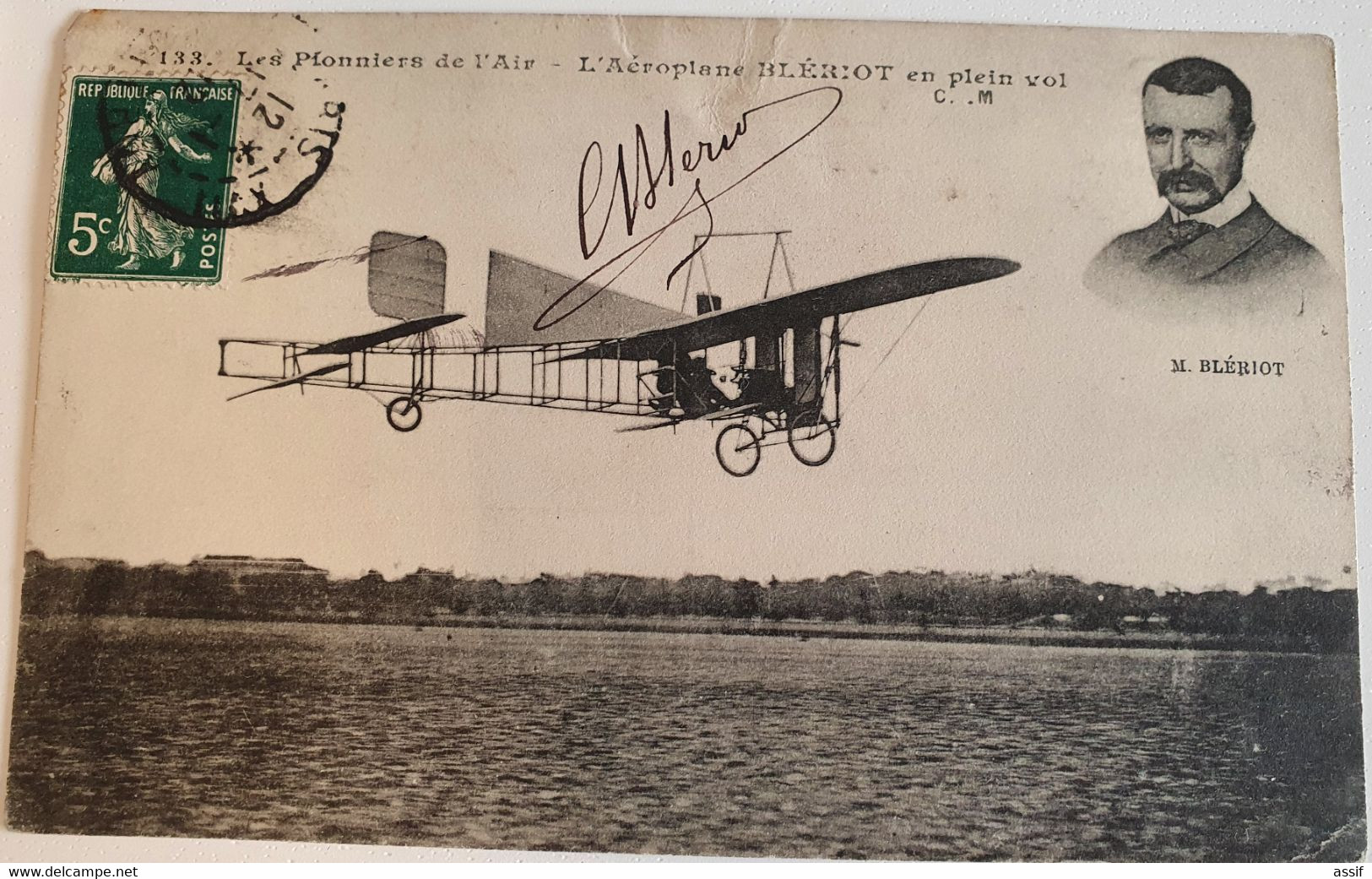 4 Cpa LOUIS BLERIOT (1872 - 1936) AUTOGRAPHE ORIGINAL AUTOGRAPH AVIATION AVIATEUR /FREE SHIPPING REGISTERED - Airmen, Fliers