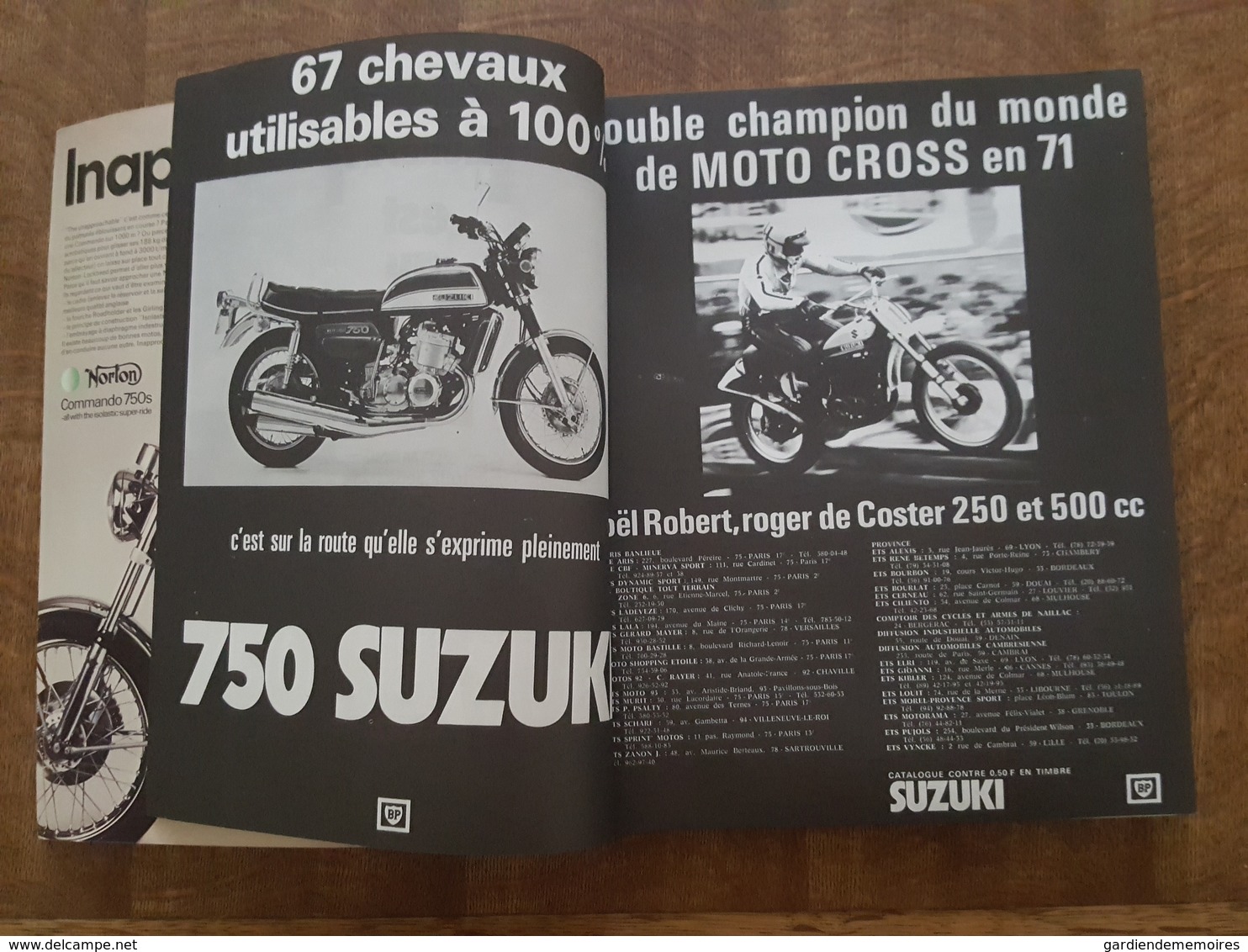 Moto Revue Spécial Salon 72 - Toutes Les Motos Du Monde, 200 Pages Avec De Superbe Pubs, Honda, Yamaha, Triumph, Harley - Moto