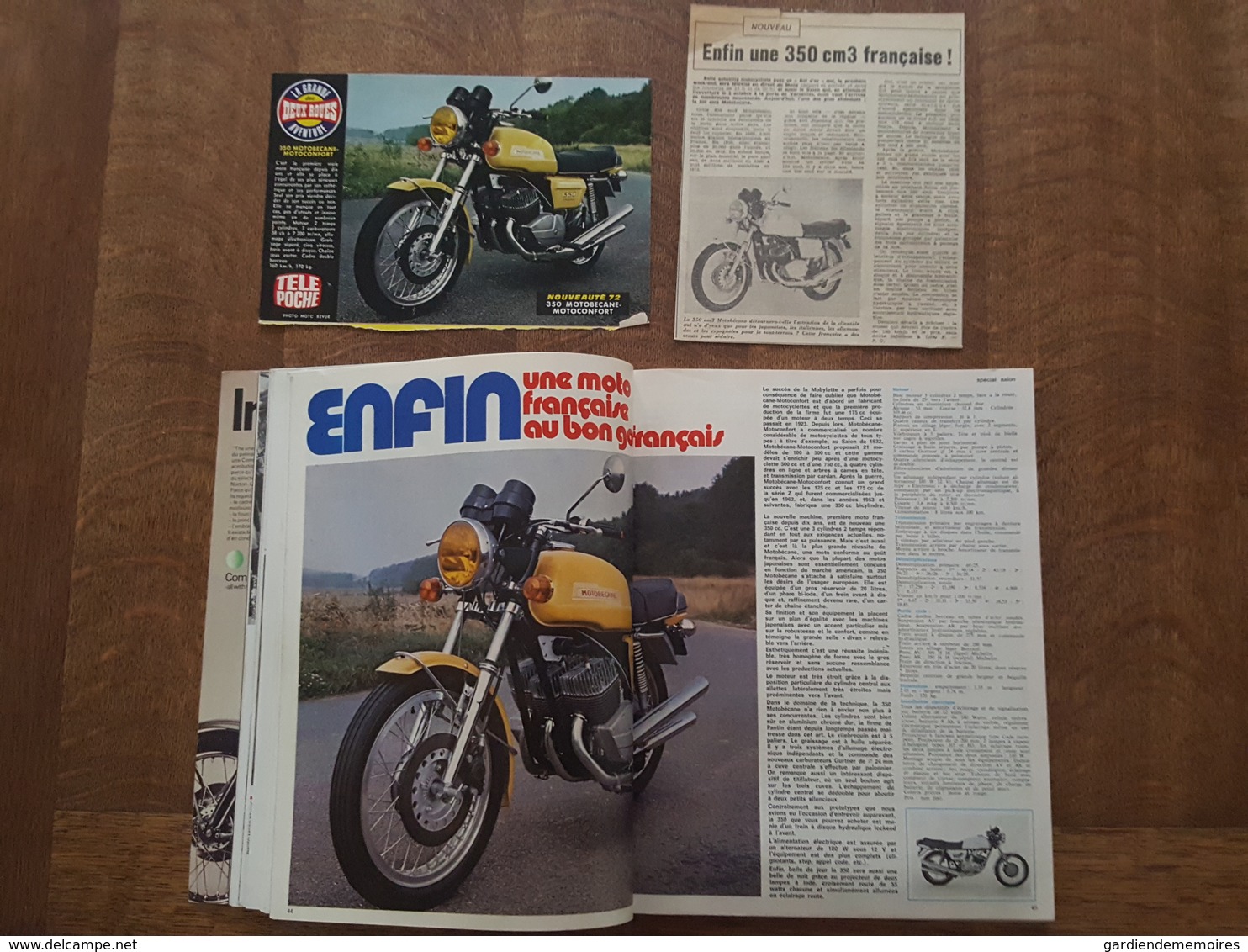 Moto Revue Spécial Salon 72 - Toutes les Motos du Monde, 200 Pages avec de superbe Pubs, Honda, Yamaha, Triumph, Harley