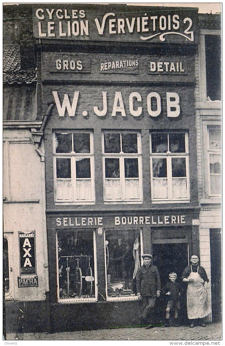 Verviers - Cycle -  Le Lion Verviétois  - W. Jacob - Sellerie - Bourrellerie - Verviers