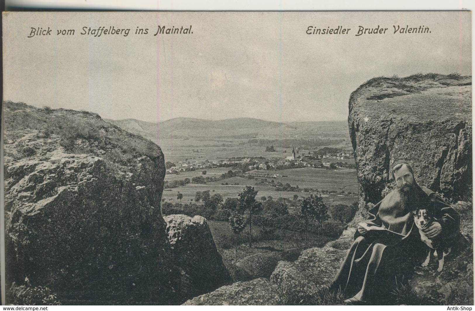 Blick Vom Staffelberg Ins Maintal V. 1932  Einsiedler Bruder Valentin  (668) - Lichtenfels