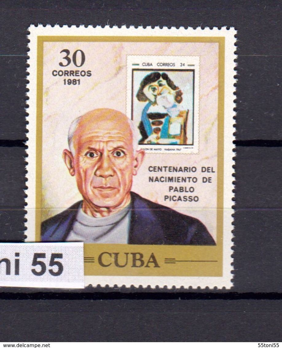CUBA 1981, 100 Years Of The BIRTH Of PABLO PICASSO  1v.-MNH - Picasso