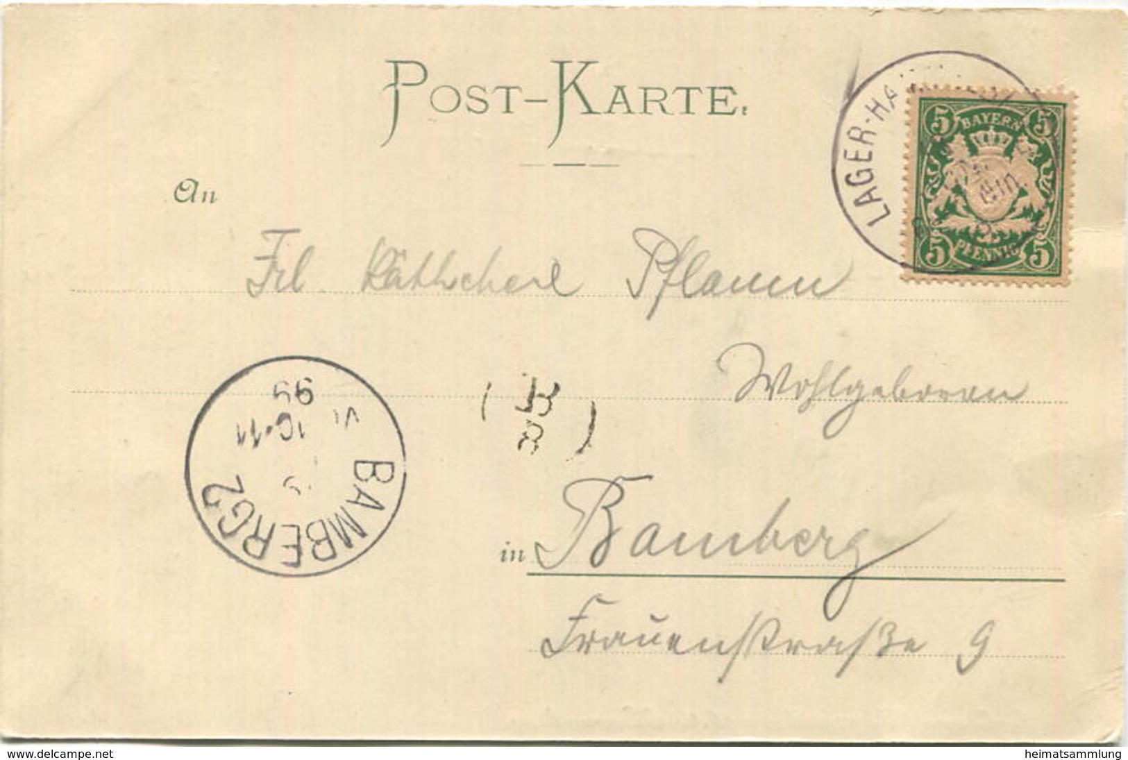 Hammelburg - Gruss Vom Truppenübungsplatz Gel. 1899 - Hammelburg
