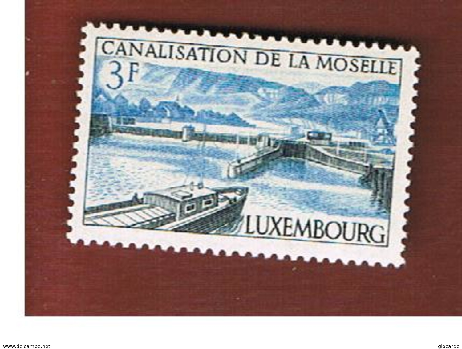 LUSSEMBURGO (LUXEMBOURG)  - SG 743   -  1964 MOSELLE CANAL       - NUOVI (MINT) - Nuovi