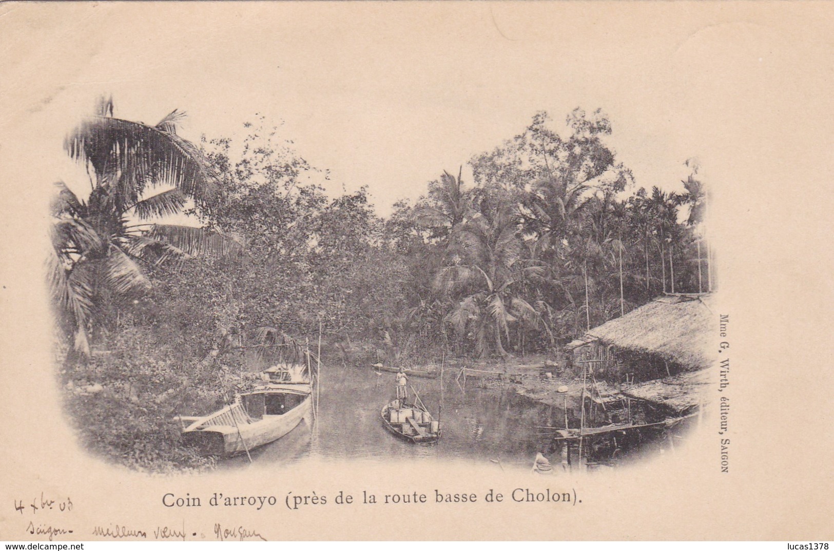 COIN D ARROYO / PRES ROUTE BASSE DE CHOLON / CIRC 1903 / NON DIVISEE - Viêt-Nam