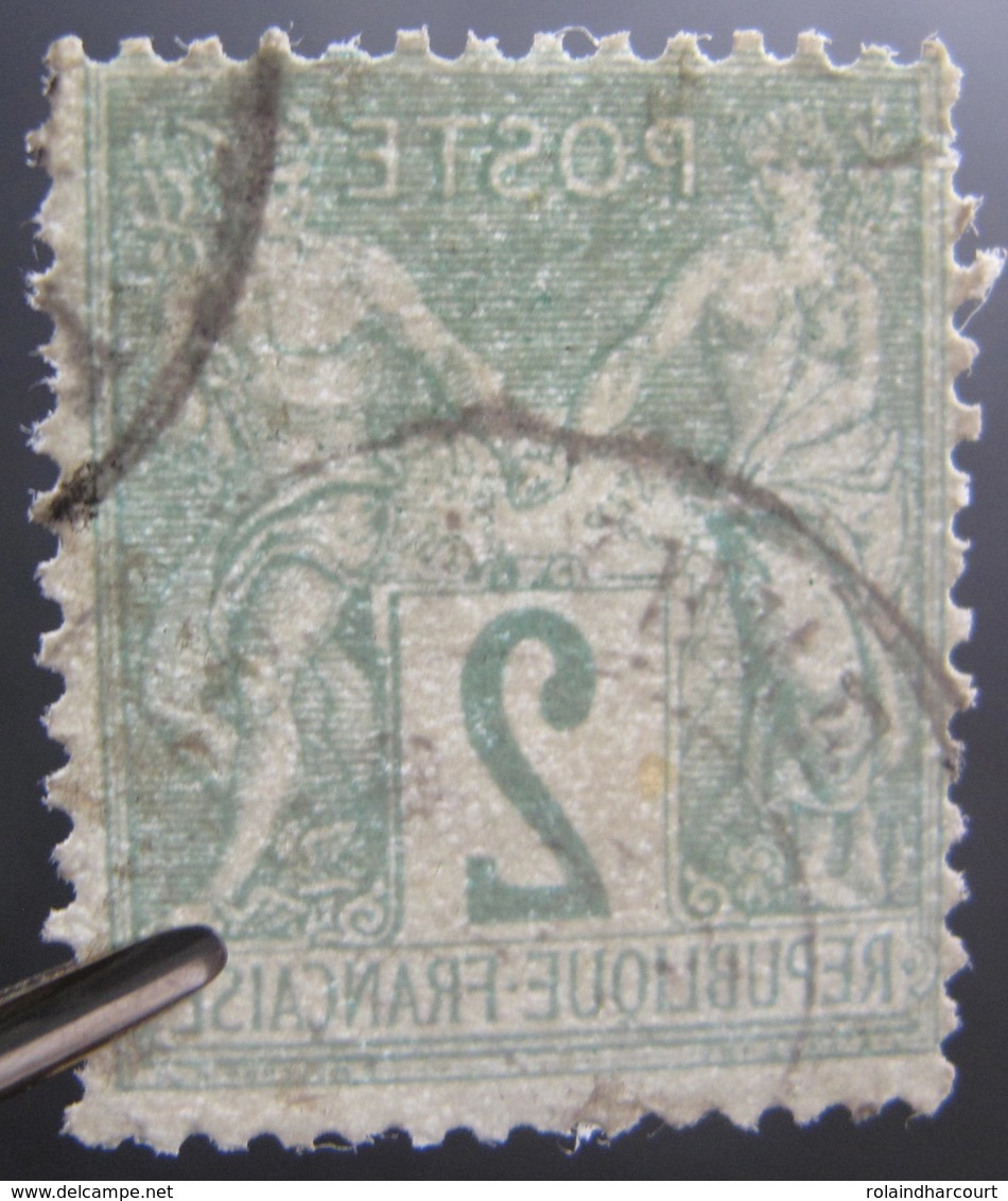 Lot 1753 - SAGE TYPE I N°62 - CàD - Petits Défauts - Cote : 340,00 € - 1876-1878 Sage (Type I)