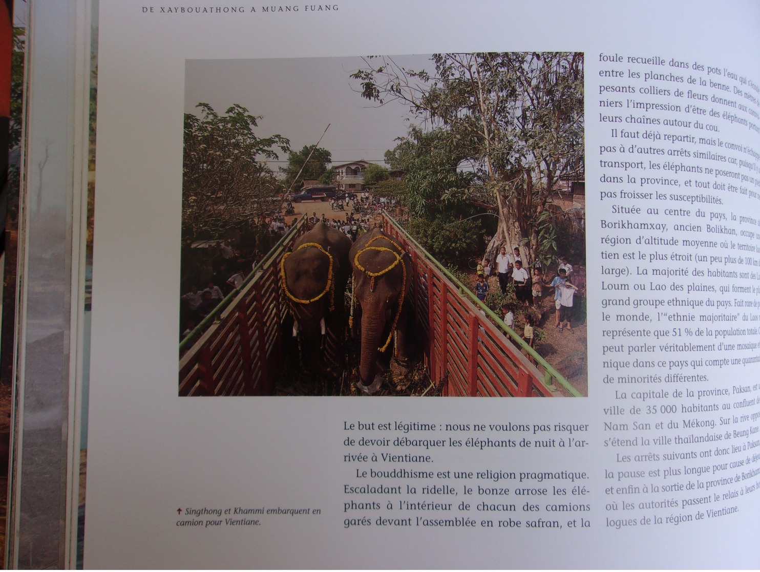 LA CARAVANE DES ELEPHANTS ElefantAsia : 1300 Kms Au Laos Pour Sauver L'éléphant D'Asie (Actes Sud 2008 Comme Neuf - Voyages