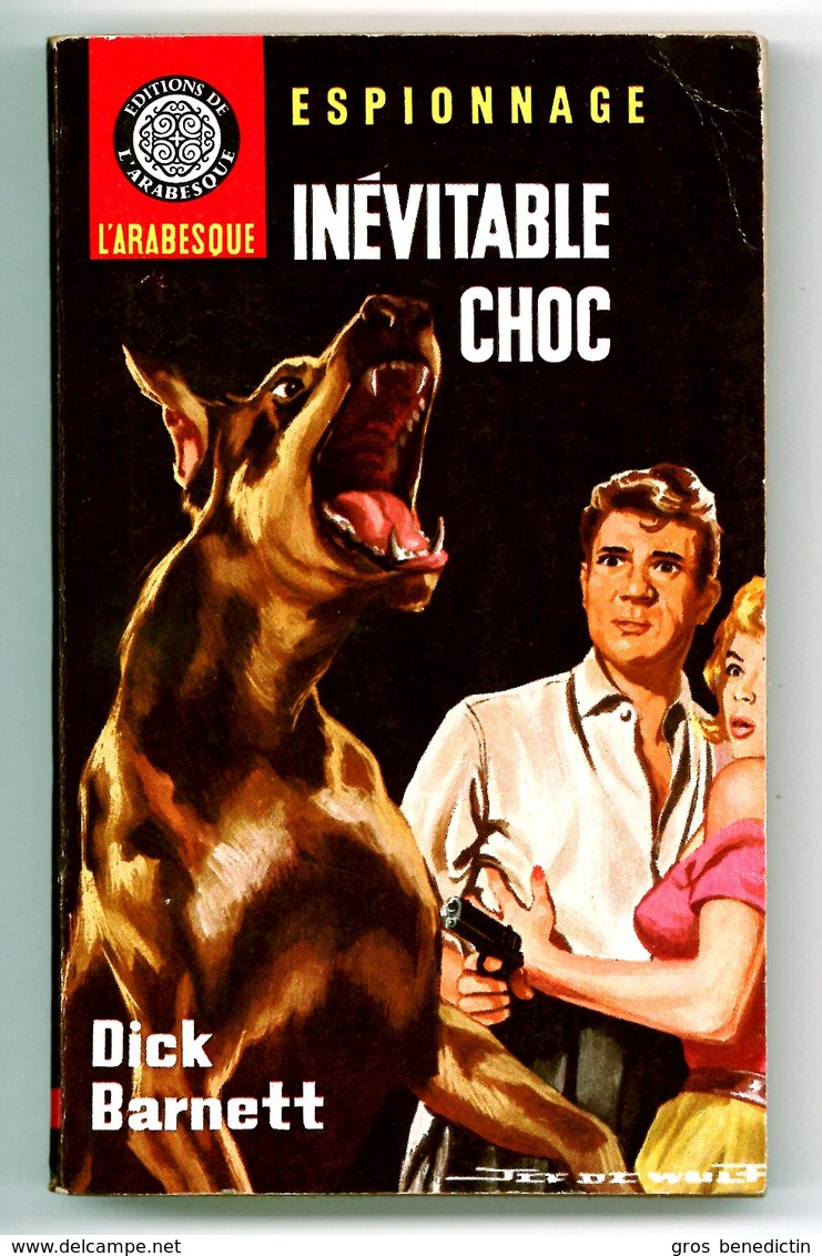 Espionnage - Dick Barnett - "Inévitable Choc" - 1965 - L'Arabesque - #Ben&Arab&Div - Editions De L'Arabesque