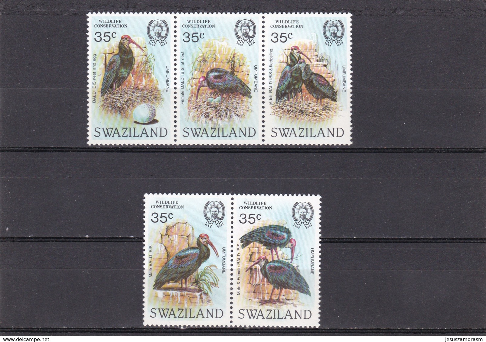 Swaziland Nº 447 Al 451 - Swaziland (1968-...)