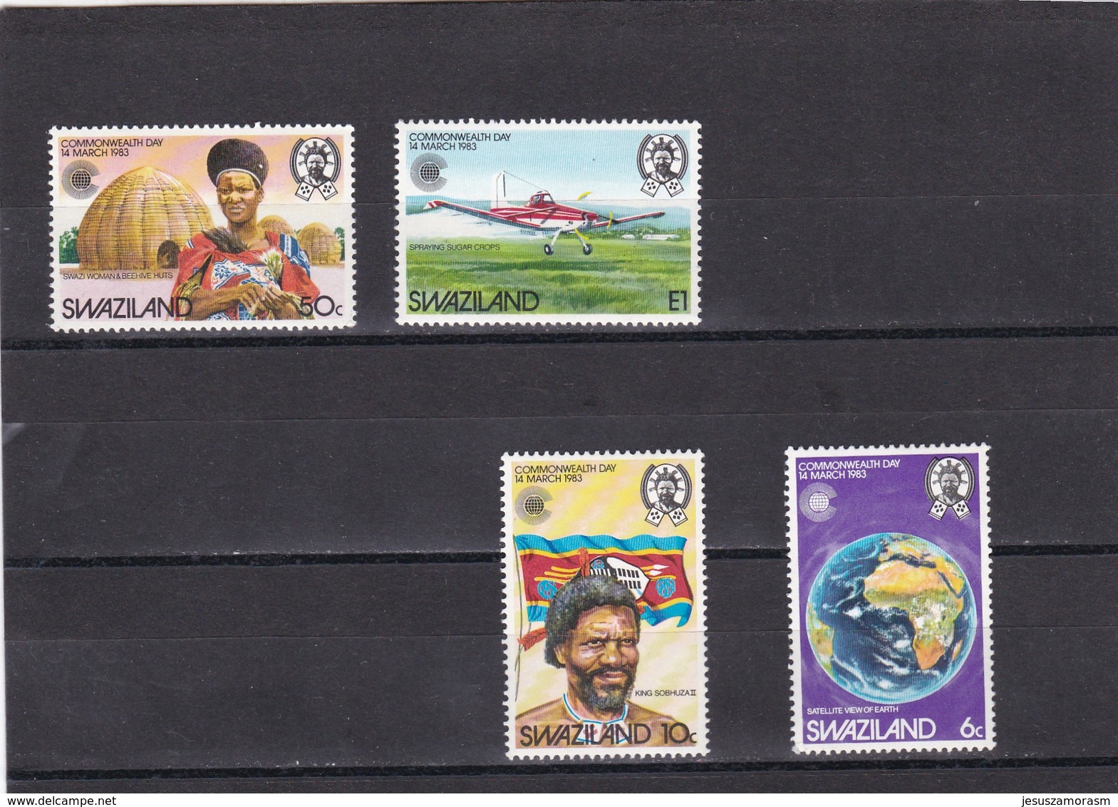 Swaziland Nº 416 Al 419 - Swaziland (1968-...)