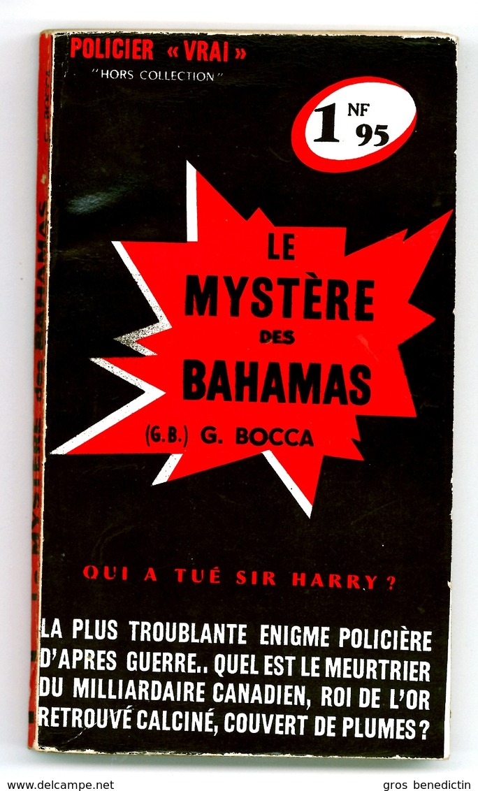 Policier - Geoffrey Bocca - "Les Mystère Des Bahamas - Qui A Tué Sir Harry" - 1960 - Presses Internationales