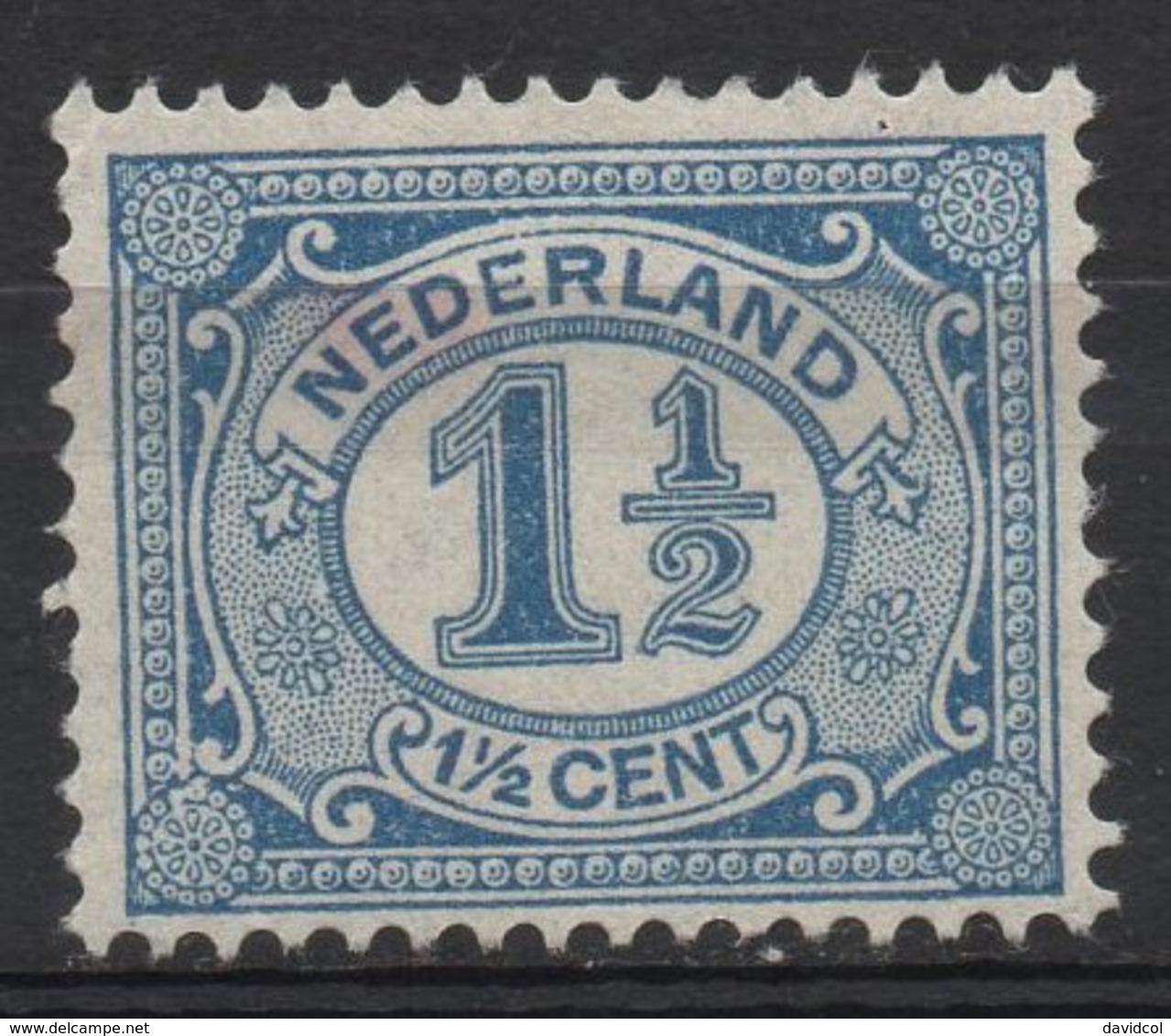 N392.-. NETHERLANDS 1914. SC#: 57. MNG - NUMERAL  . SCV: US$ 6.00 - Unused Stamps