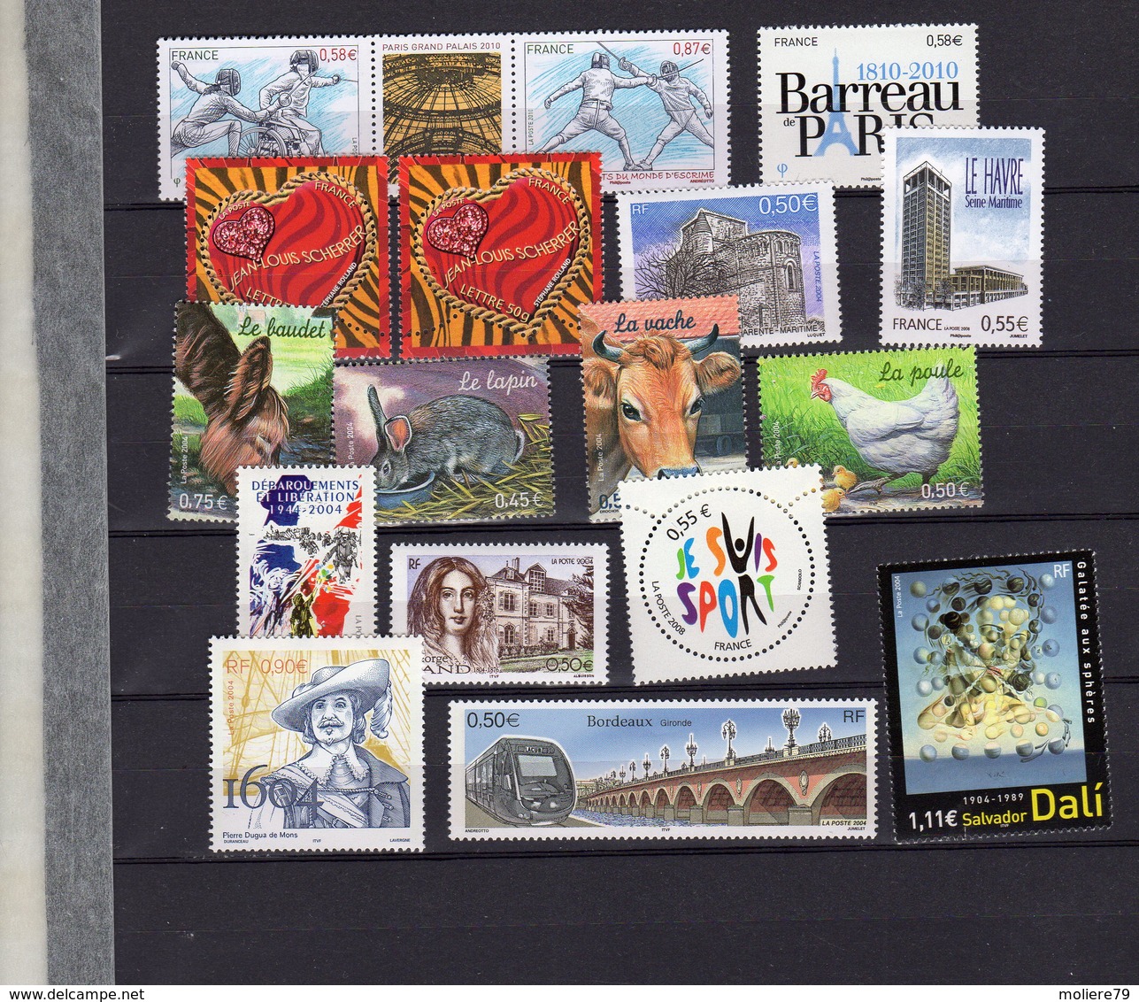 Lot N° 7 De Timbres France Neufs , Plus De 11,20 De Faciale - Neufs