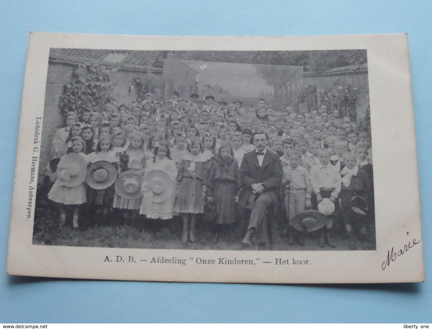 A.D.B. - Afdeeling " ONZE KINDEREN " - Het KOOR - Anno 1907 ( G. Hermans / Zie Foto Aub ) ! - Syndicats