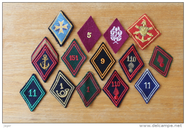 Lot D'insigne Tissus Modele 45 - Patches