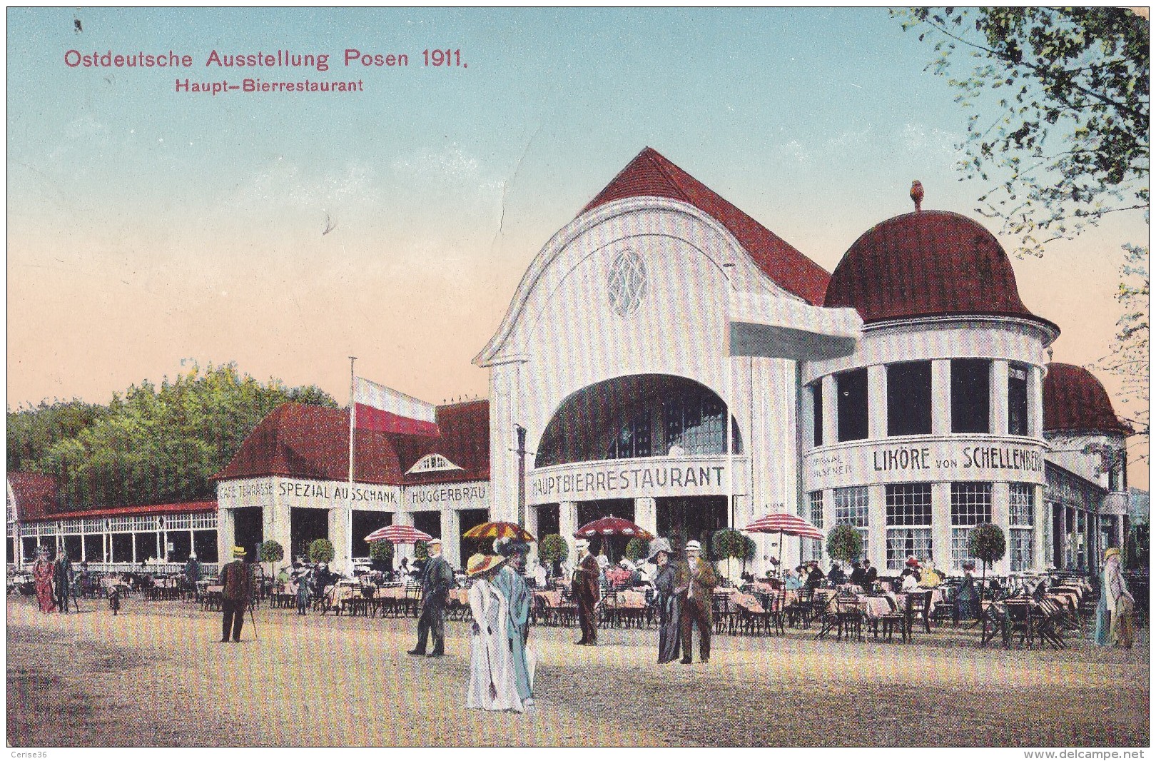 Ostdeutsche Ausstellung Posen 1911 Haupt-Bierrestaurant - Polen