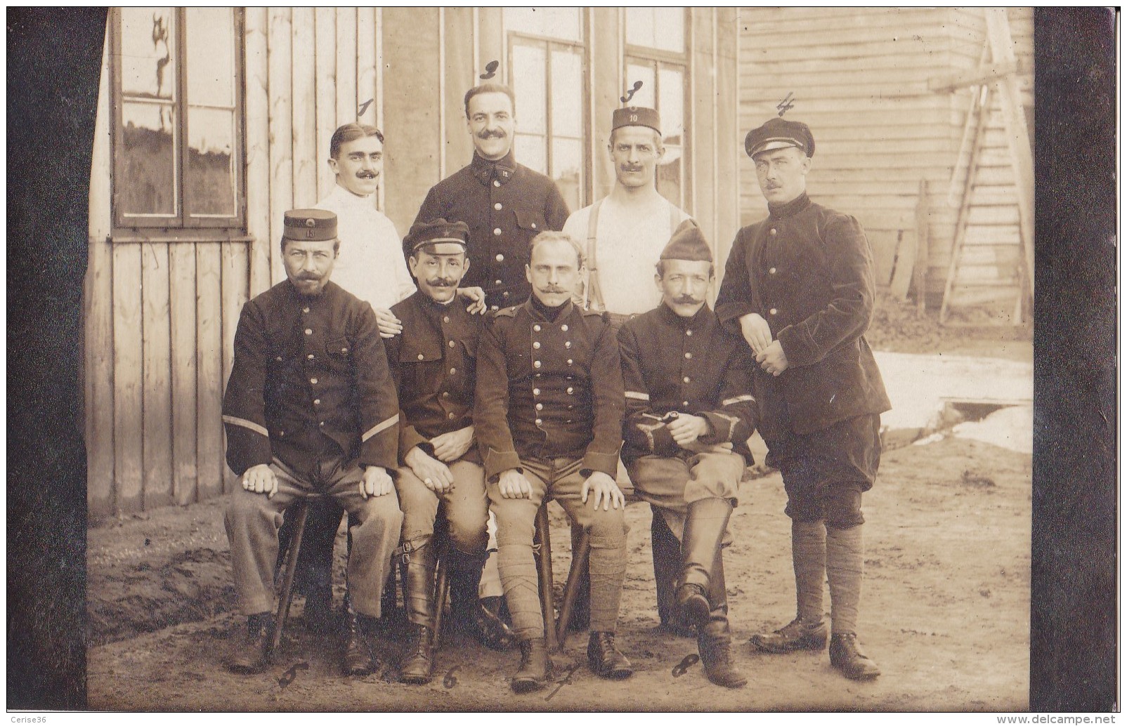 Photo Carte Faite à Bohmte Le 29 Juiller 1917 Avec Au Verso Le Nom Des 8 Personnes S'y Trouvant - Oorlog 1914-18