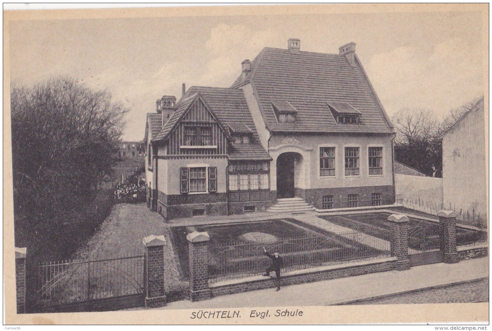 Süchteln Evgl.Schule Circulée En 1918 - Other & Unclassified
