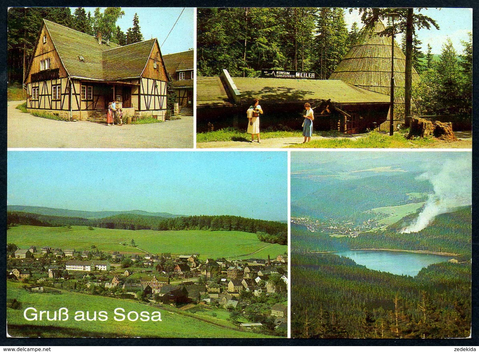 B5109 - Köhler Hütte Konsum Gaststätte Meiler - Sosa Bei Eibenstock - Reichenbach - Sosa