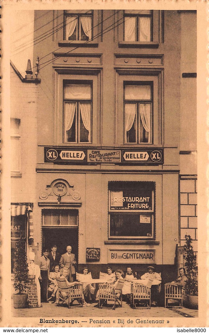 Blankenberge  Pension Bij De Gentenaar    XL HELLES Café Restaurant      I 3448 - Blankenberge