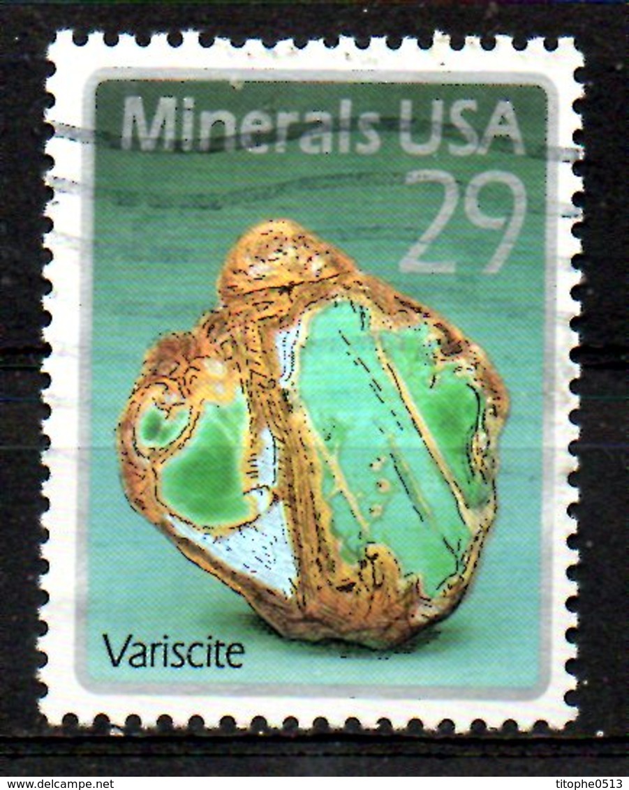 USA. N°2111 Oblitéré De 1992. Variscite. - Minéraux