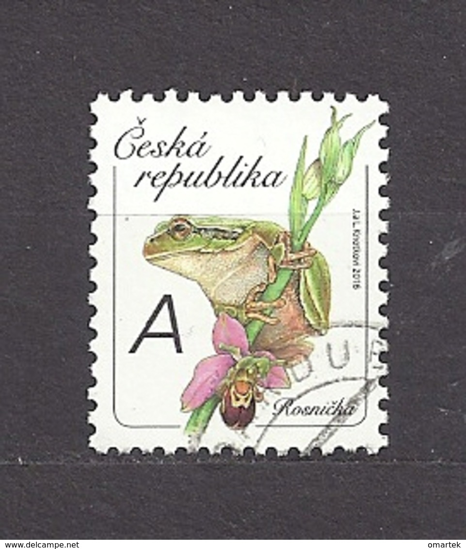 Czech Republic 2016 ⊙ Mi 900 Sc 3681 European Tree Frog (Hyla Arborea). Tschechische Republik C12 - Oblitérés