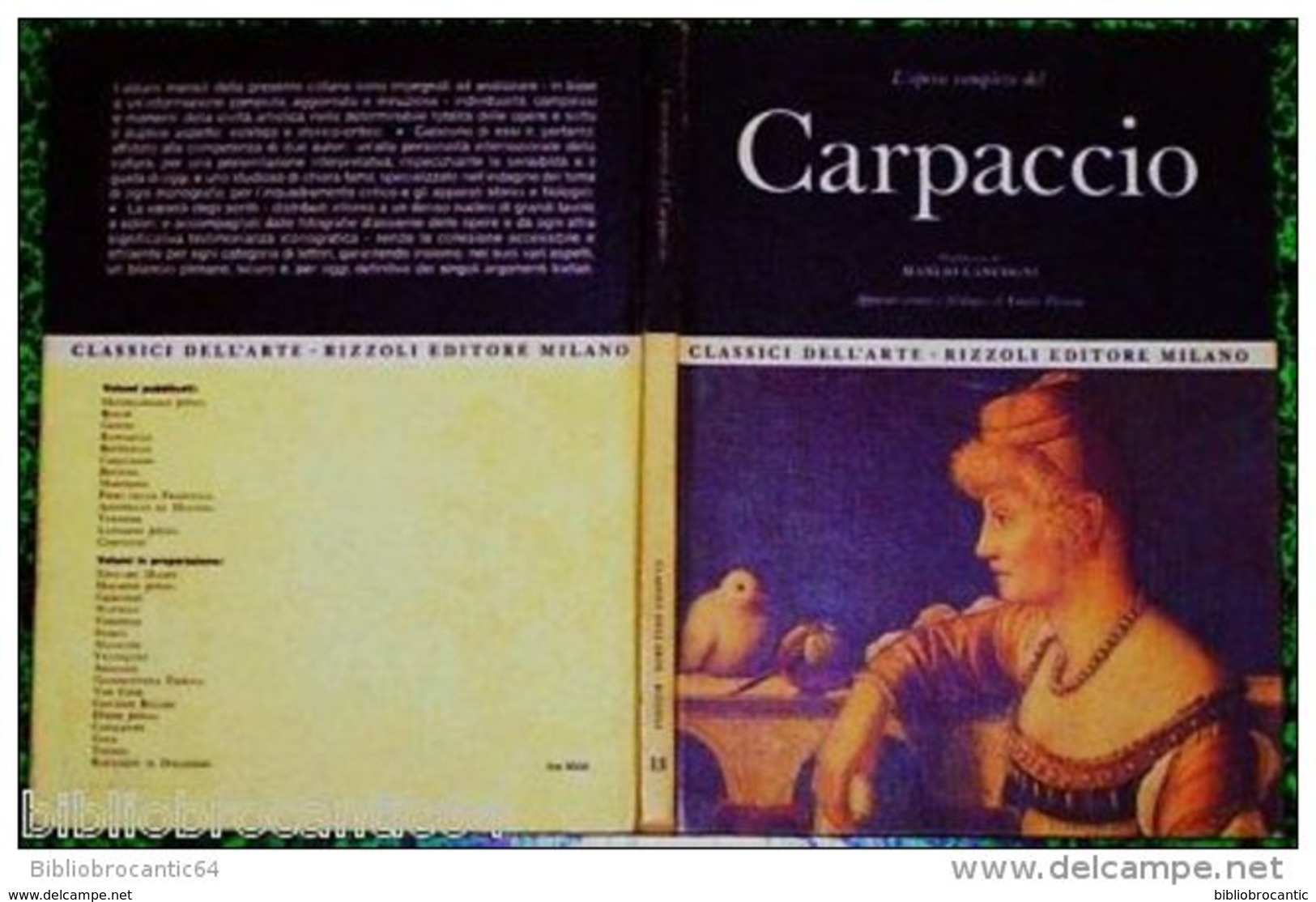 L'OPERA COMPLETA Del CARPACCIO /MANLIO CANCOGNI - Colecciones