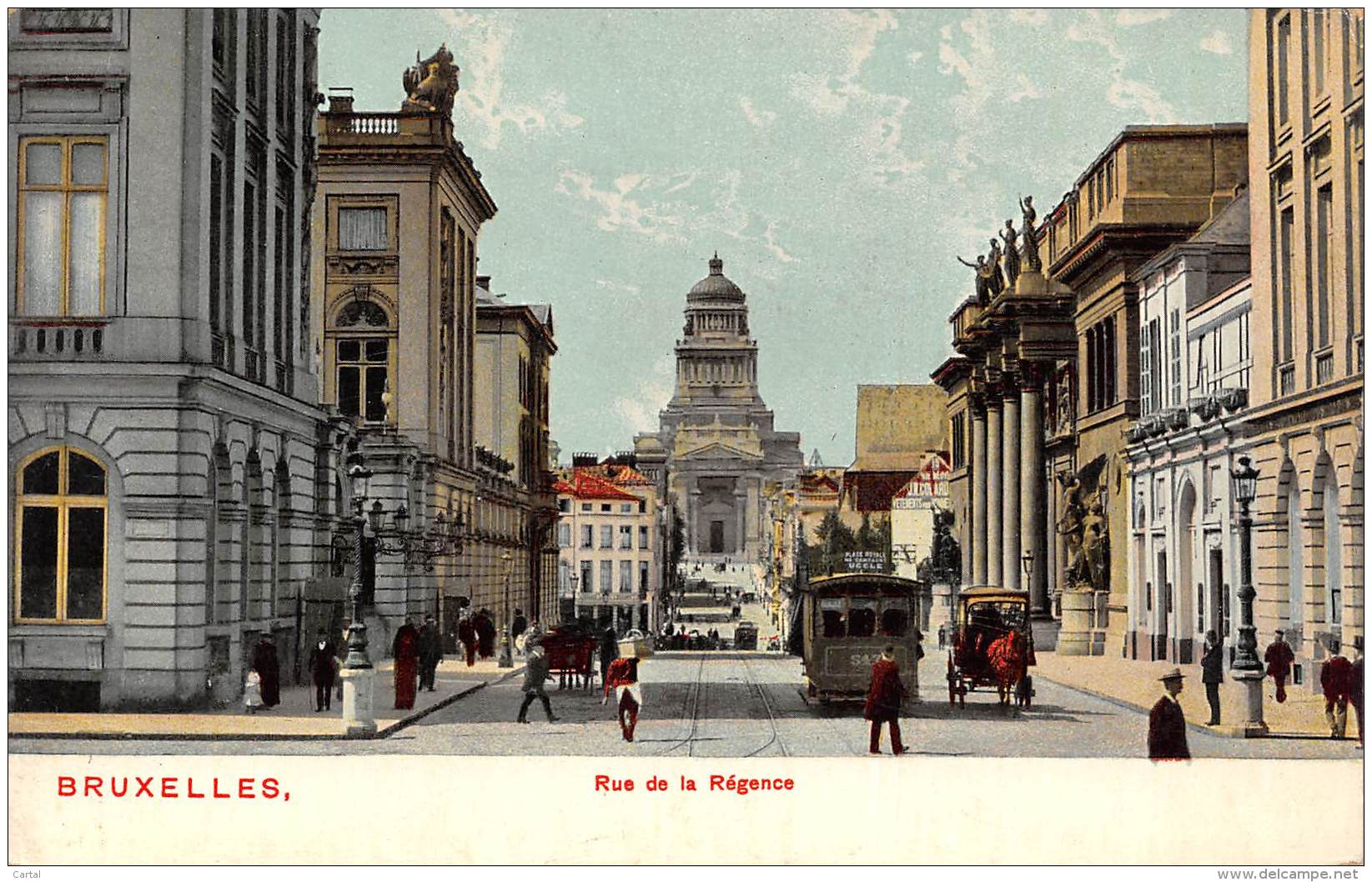 BRUXELLES - Rue De La Régence - Prachtstraßen, Boulevards