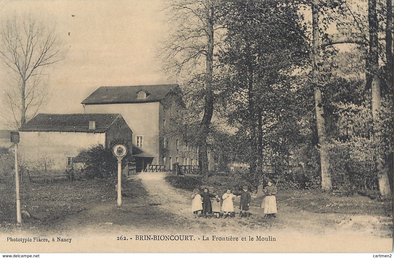 BRIN-BIONCOURT LA FRONTIERE ET LE MOULIN 54 - Autres & Non Classés