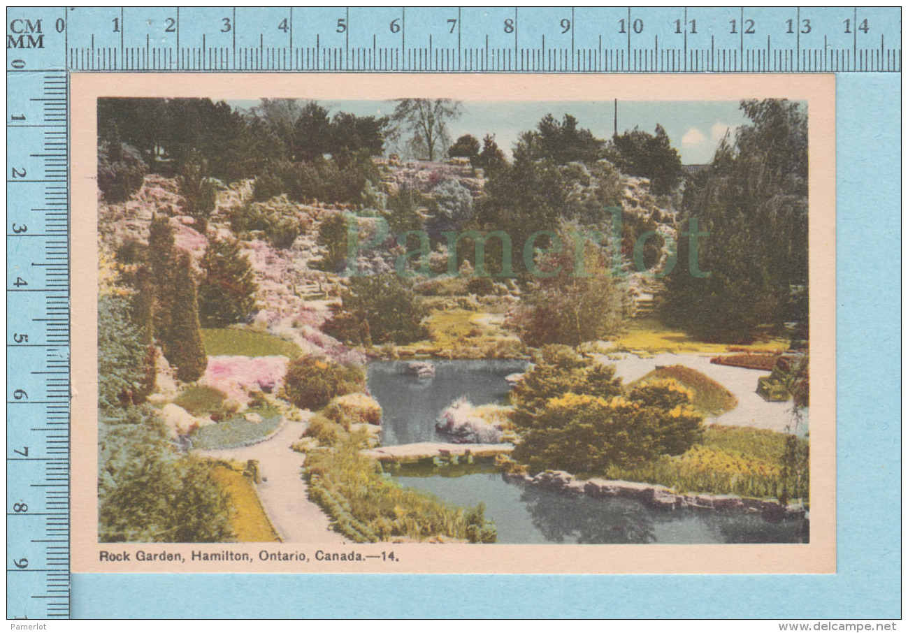 Hamilton Ontario Canada - Rock Garden - Postcard, Post Card, Carte Postale - Hamilton