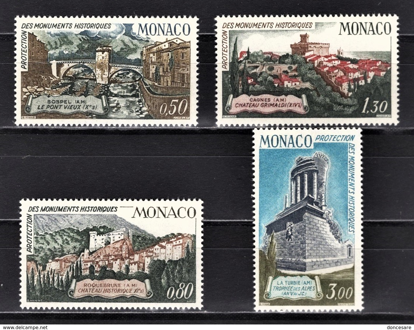 MONACO 1971 - SERIE N° 851 A 854 - 4 TP NEUFS** - Nuevos