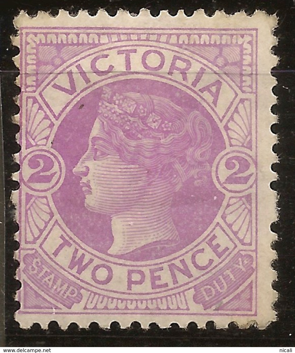 VICTORIA 1885 2d Mauve P12.5 QV SG 298b HM #AMD35 - Neufs