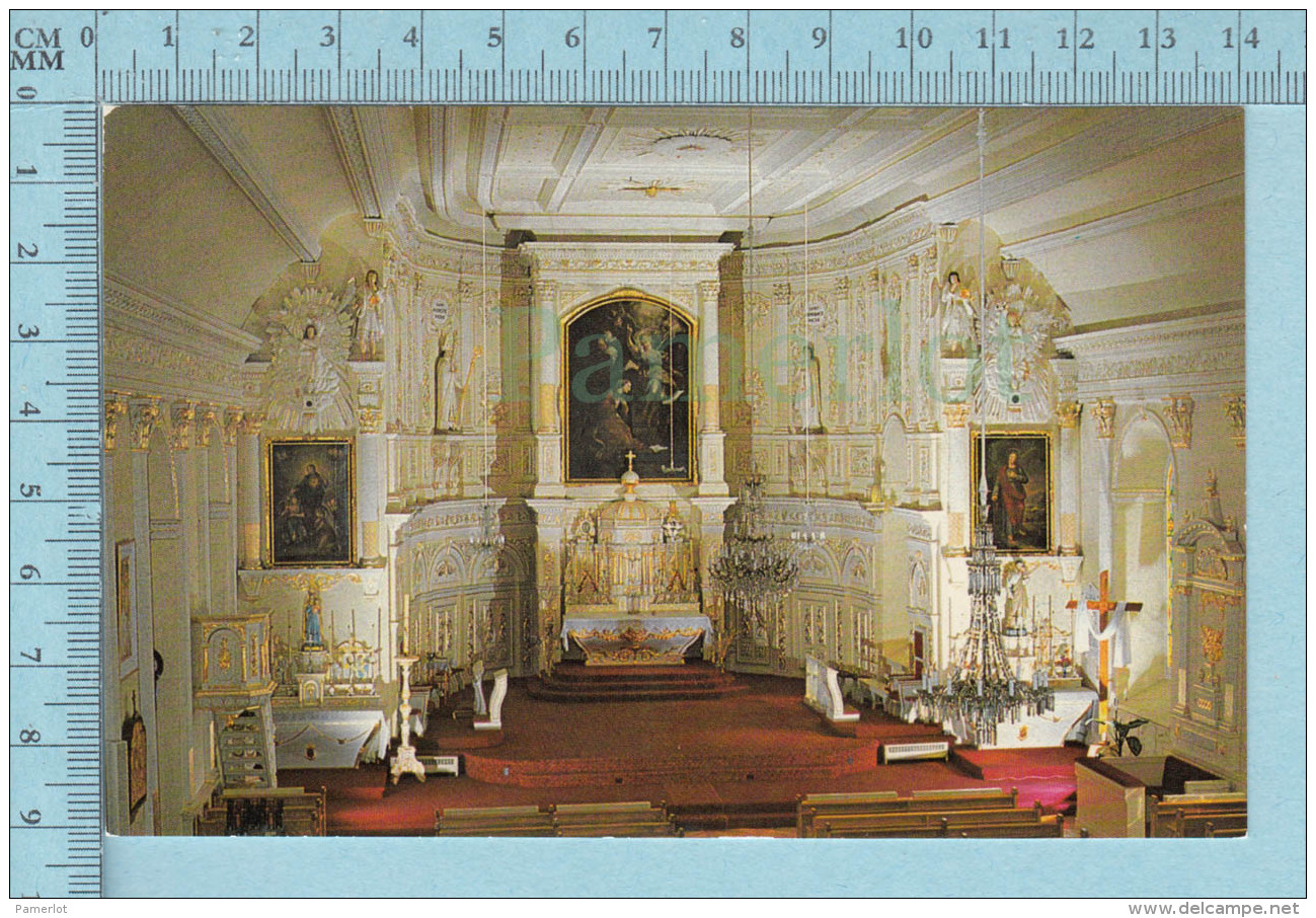 L'Ilet Quebec Canada -Interieur De L'église Notre-Dame De Bonsecours  -  Post Card, Carte Postale - Autres & Non Classés