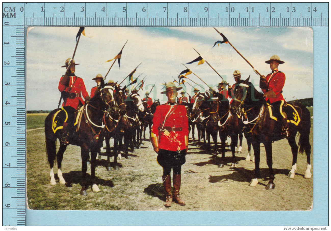 Ottawa Ontario Canada -Royal Canadian Mounted Police Musical Ride -  Post Card, Carte Postale - Uniformes