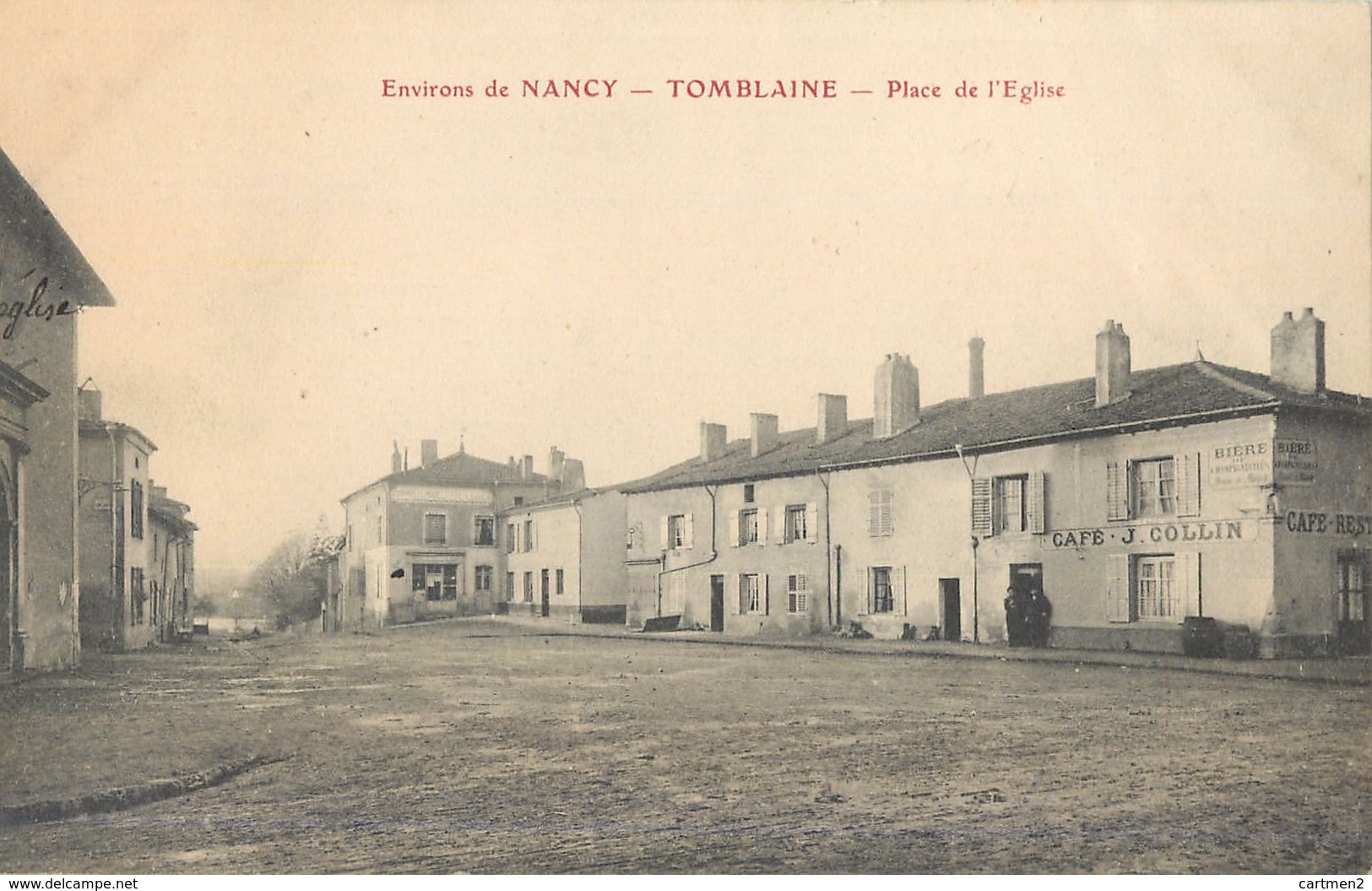 TOMBLAINE ENVIRONS DE NANCY PLACE DE L'EGLISE 54 - Autres & Non Classés