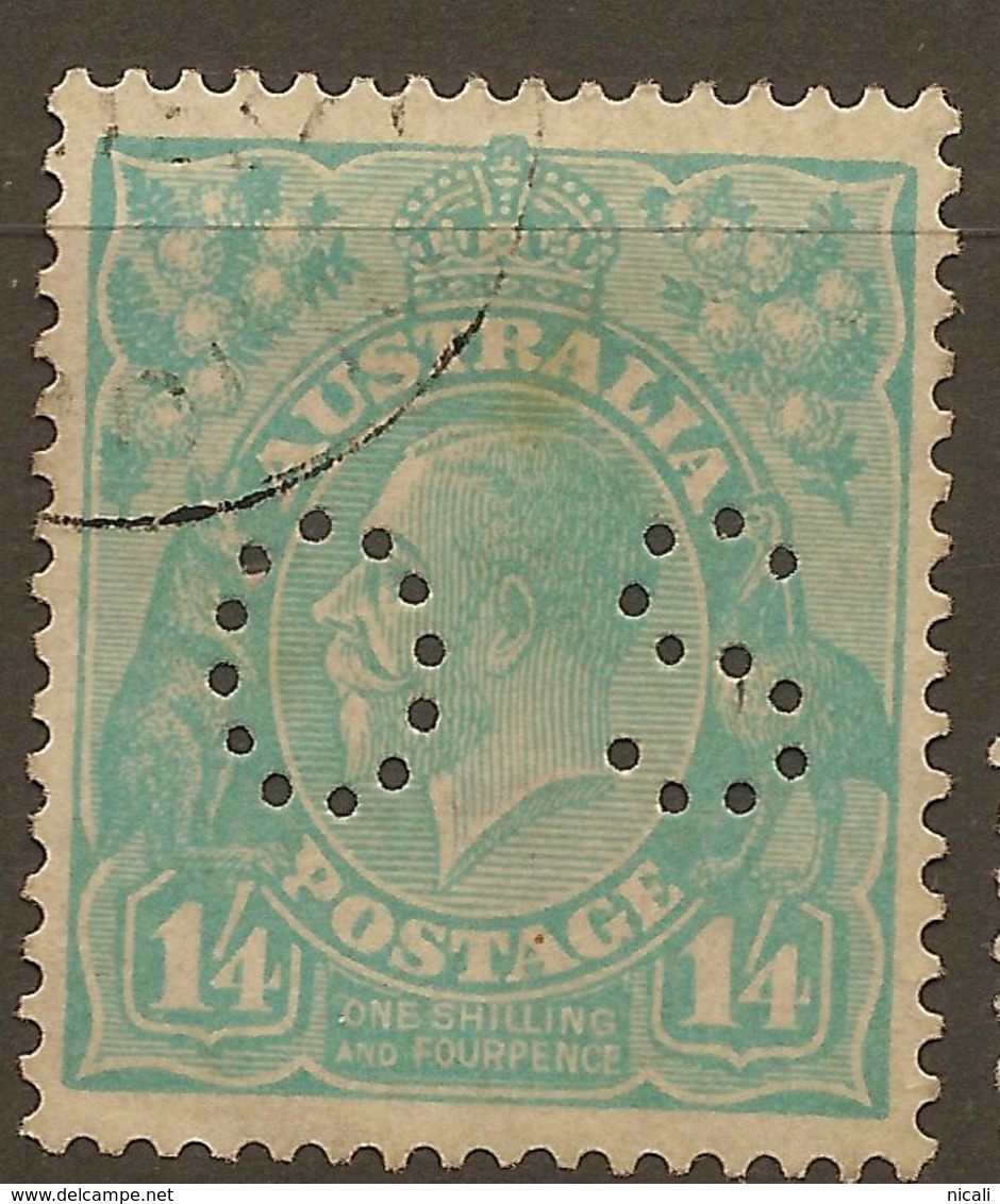 Australia 1924 1/4 KGV OS SG O111 U #AMK26 - Service