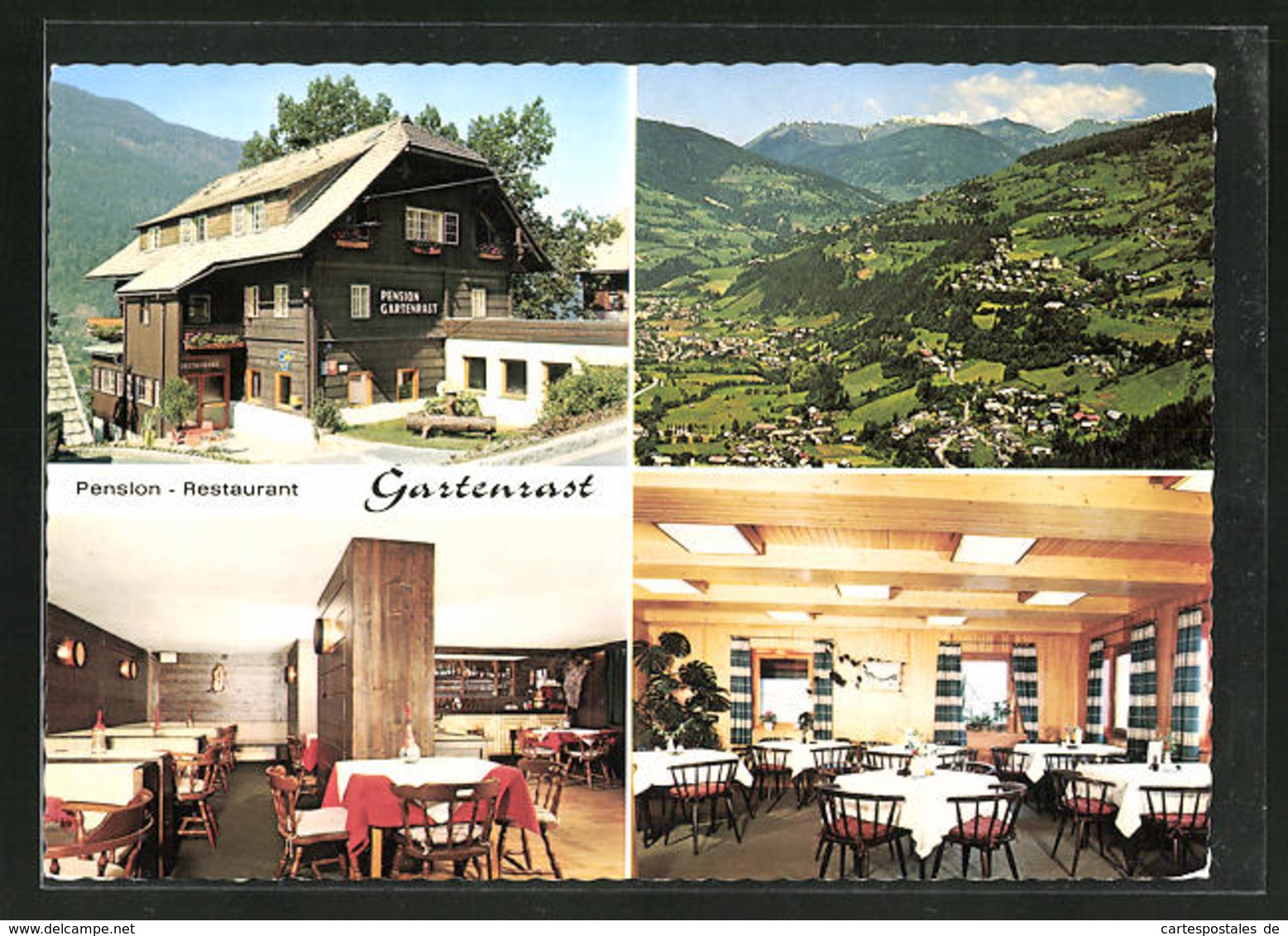 AK Radenthein-Untertweng, Restaurant Gartenrast Mit Kellerbar Murmel-Loch - Sonstige & Ohne Zuordnung