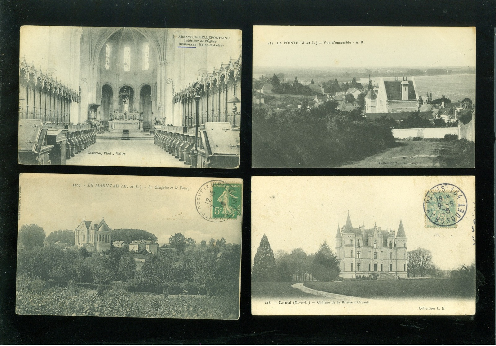 Beau lot de 60 cartes postales de France  Maine - et - Loire Mooi lot van 60 postkaarten van Frankrijk ( 49 ) - 60 scans