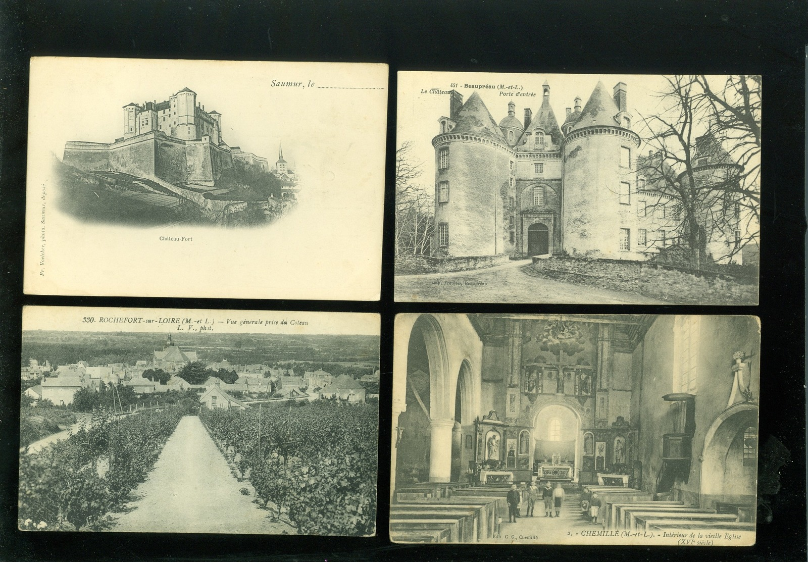 Beau lot de 60 cartes postales de France  Maine - et - Loire Mooi lot van 60 postkaarten van Frankrijk ( 49 ) - 60 scans