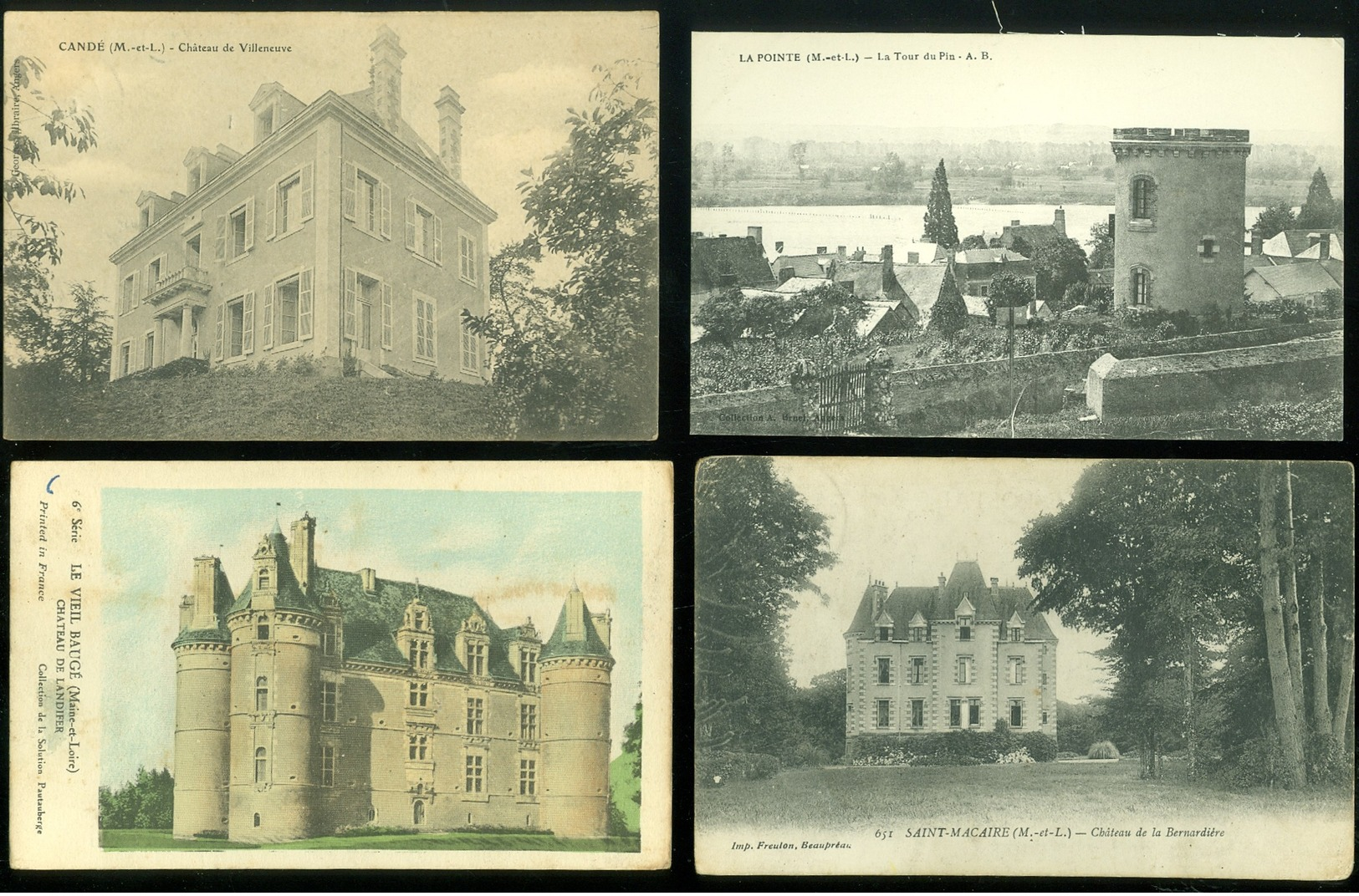 Beau lot de 60 cartes postales de France  Maine - et - Loire Mooi lot van 60 postkaarten van Frankrijk ( 49 ) - 60 scans