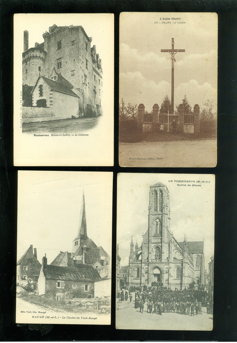 Beau lot de 60 cartes postales de France  Maine - et - Loire Mooi lot van 60 postkaarten van Frankrijk ( 49 ) - 60 scans