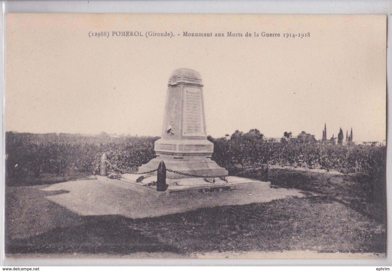 POMEROL (Gironde) - Le Monument Aux Morts De La Grande Guerre - Other & Unclassified