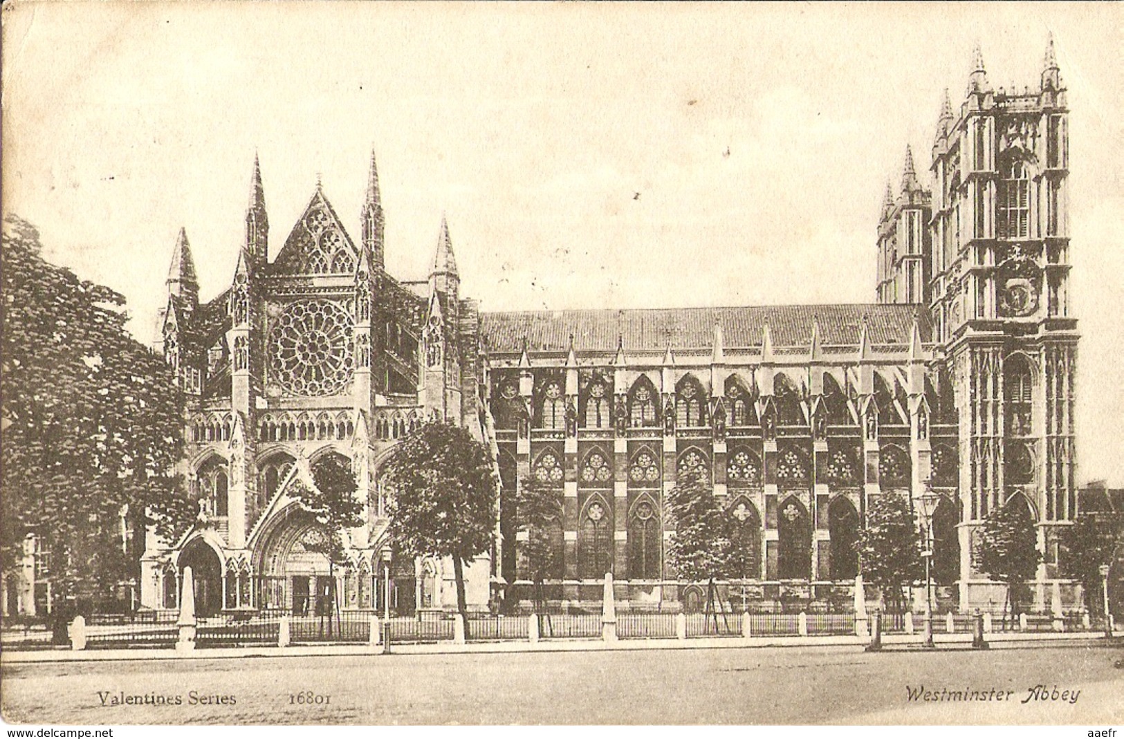 2 CPA TAXEES Royaume-Uni 1905 - St Paul Cathedral - Londres, London à Paris - Cachet Taxe - Lettres & Documents