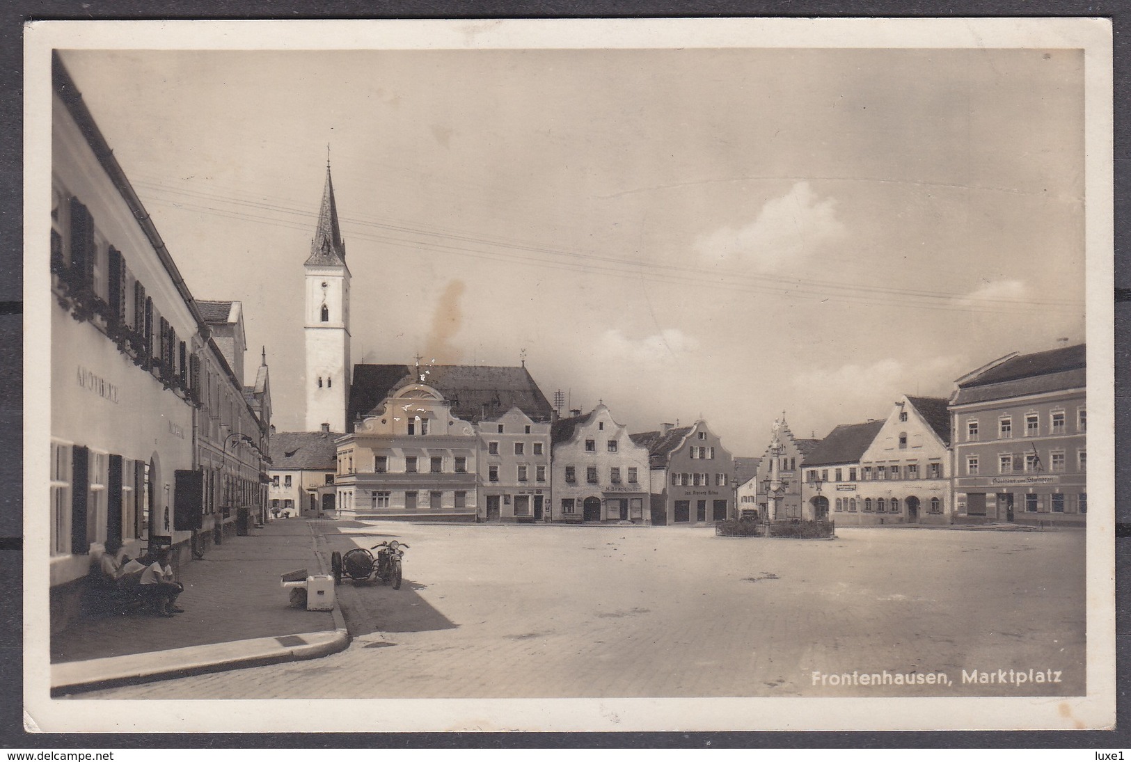 GERMANY ,  FRONTENHAUSEN  ,  Motorcycle  , OLD  POSTCARD - Dingolfing