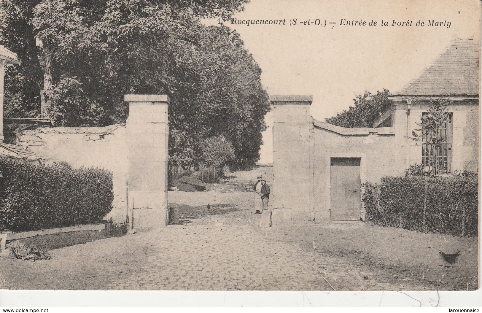 78 - ROCQUENCOURT - Entrée De La Forêt De Marly - Rocquencourt