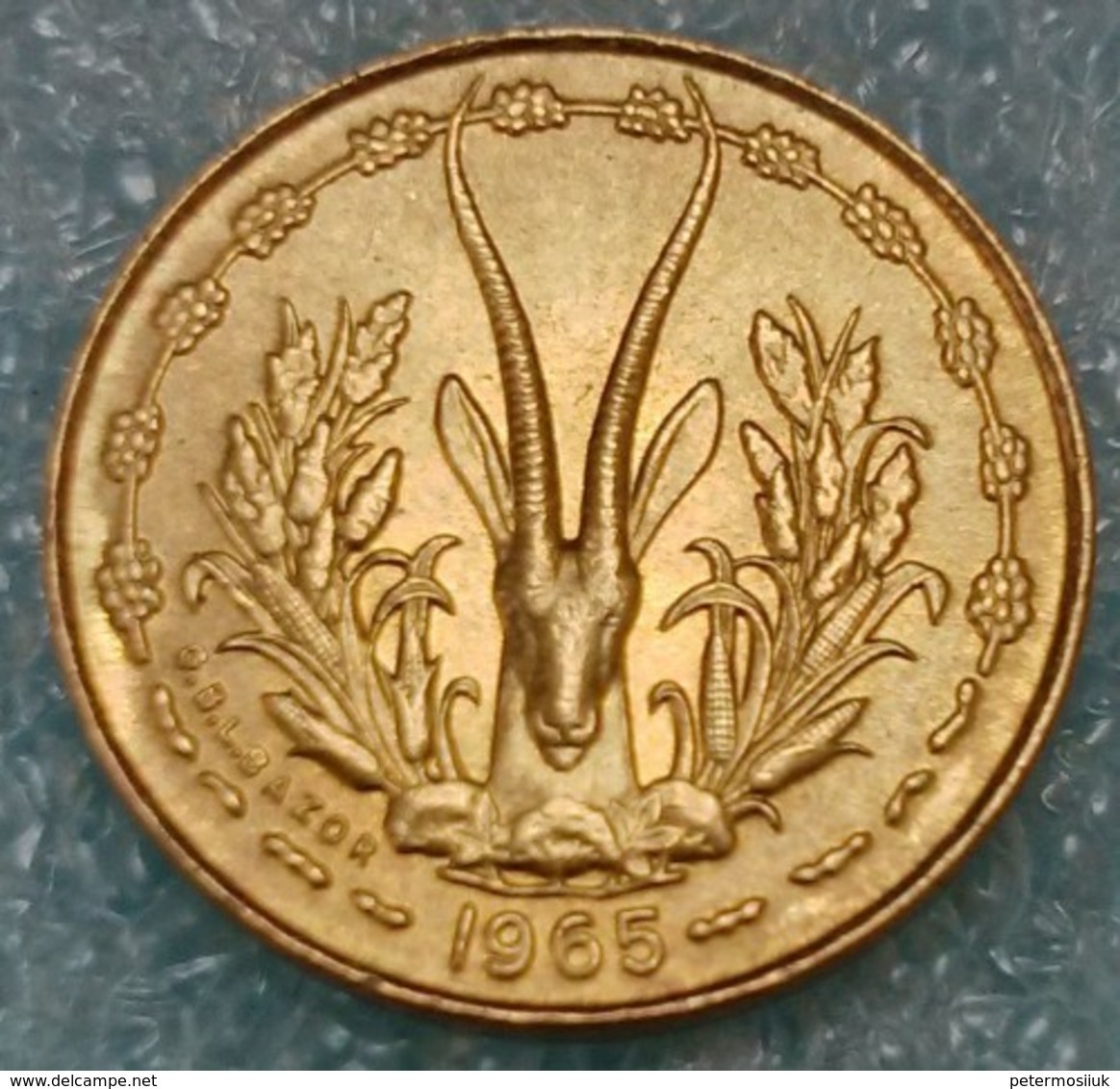 Western Africa (BCEAO) 5 Francs, 1965 -0862 - Autres – Afrique