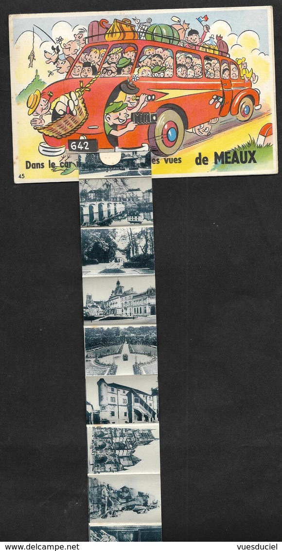 Meaux - Seine Et Marne - Carte Postale à Système Humour Illustrateur - Meaux