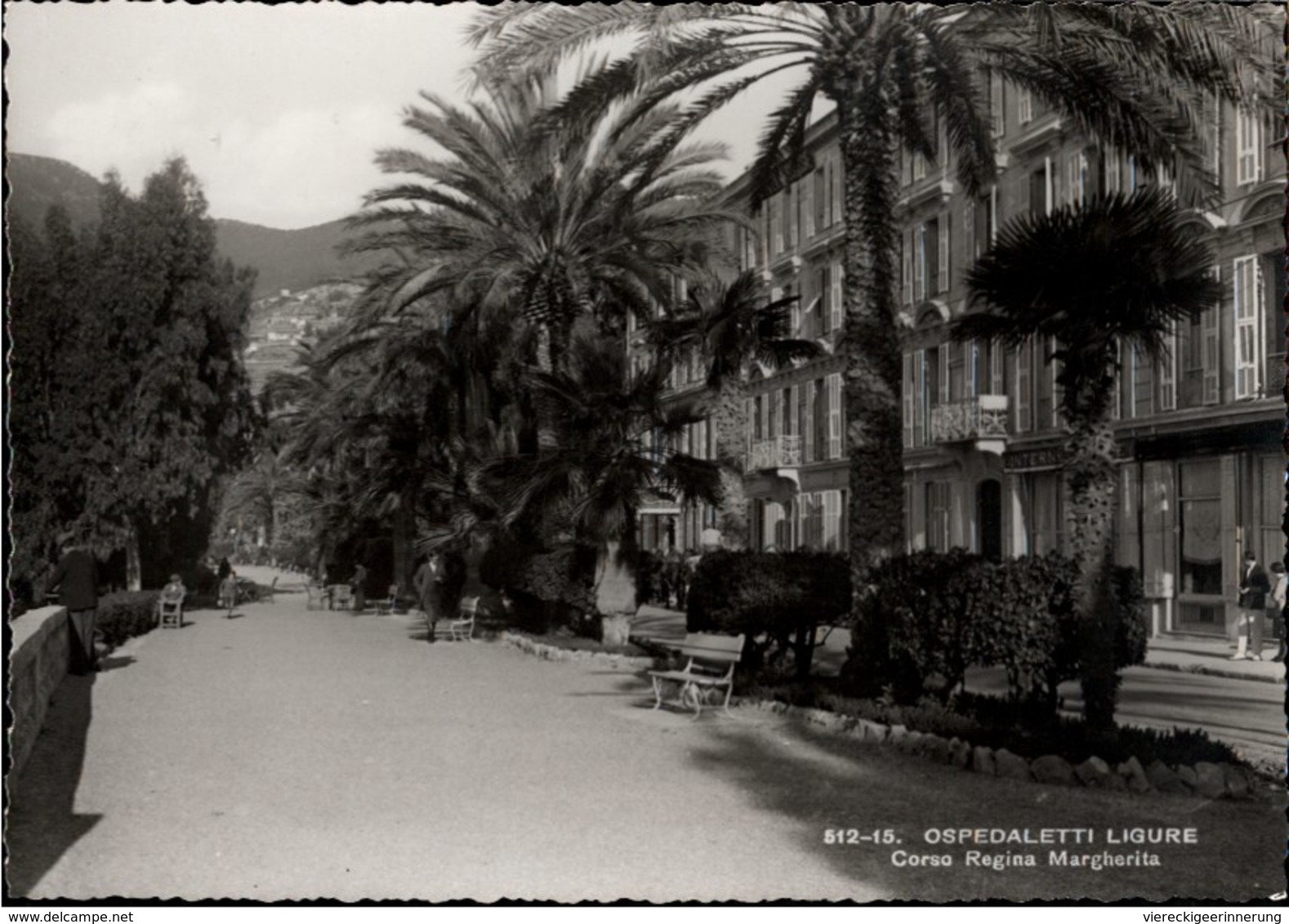 ! Ansichtskarte Ospedaletti, Ligure, Corso Regina Margherita, Italy - Imperia